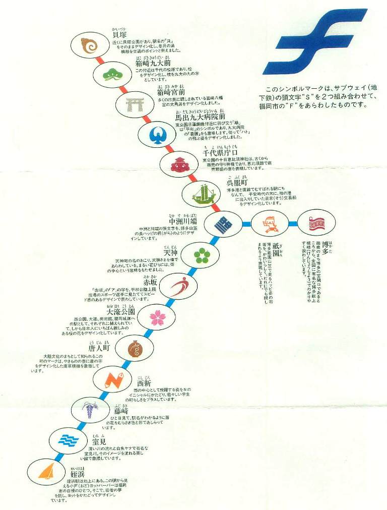 福岡地下鉄 ピクトグラム の続き 不易流行通信 Web